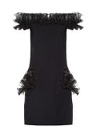 Christopher Kane Off-the-shoulder Ruffled Mini Dress