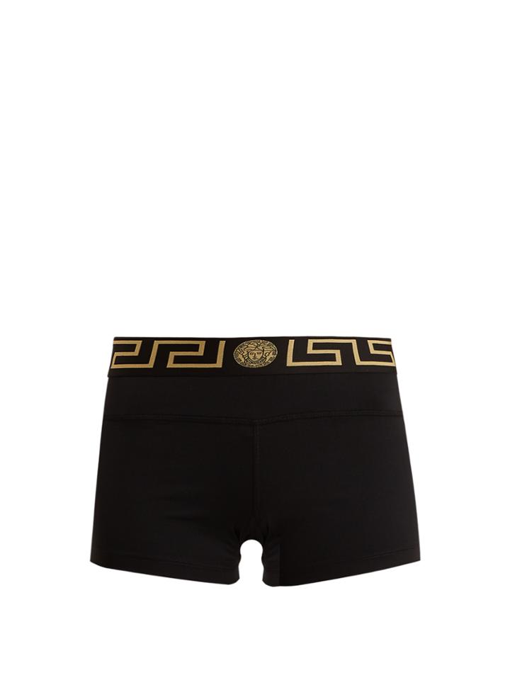 Versace Logo-print Performance Cycling Shorts