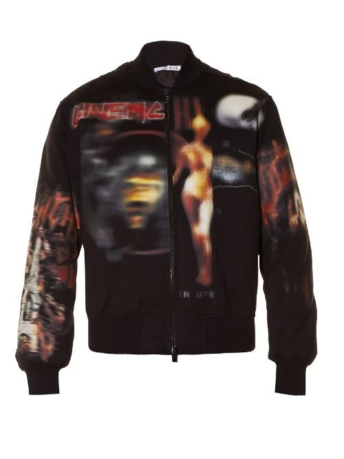 Givenchy Heavy Metal-print Bomber Jacket