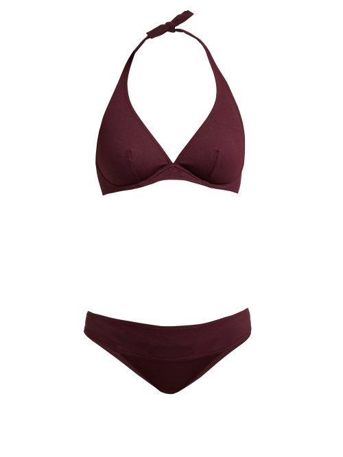Matchesfashion.com Eres - Duni Bandito Pactole Underwired Bikini - Womens - Burgundy