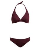 Matchesfashion.com Eres - Duni Bandito Pactole Underwired Bikini - Womens - Burgundy
