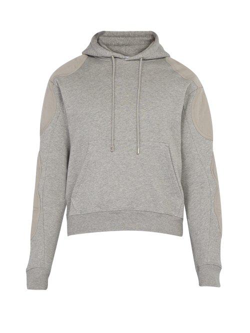 Matchesfashion.com Gmbh - Renwhar Hooded Cotton Sweatshirt - Mens - Grey