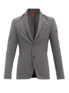 Matchesfashion.com Barena Venezia - Borgo Single-breasted Wool Twill Blazer - Mens - Grey