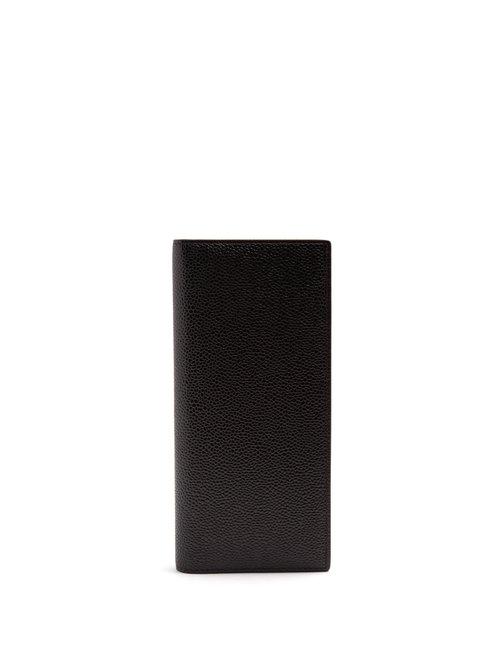 Matchesfashion.com Thom Browne - Grained Leather Wallet - Mens - Black