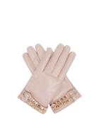 Matchesfashion.com Valentino - Rockstud Leather Gloves - Womens - Grey