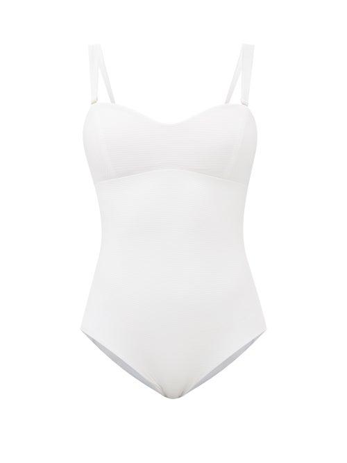 Cossie + Co - The Laura Bandeau Swimsuit - Womens - White