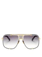 Matchesfashion.com Dita Eyewear - Mach Five Aviator Sunglasses - Mens - Black