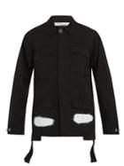 Off-white Logo-print Cotton Jacket