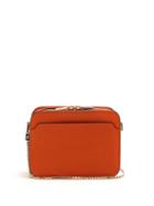 Matchesfashion.com Valextra - Dada Grained Leather Cross Body Bag - Womens - Orange