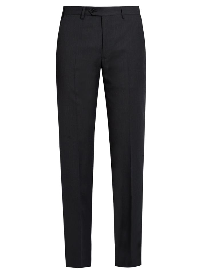 Giorgio Armani Straight-leg Wool Trousers