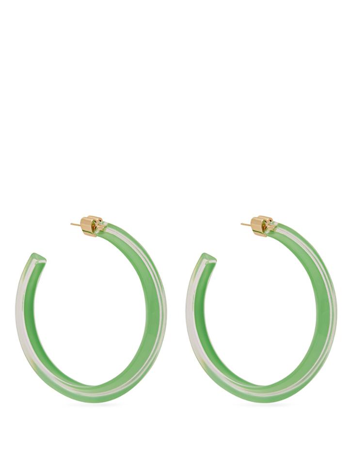 Alison Lou Jelly Hoop Lucite Earrings