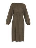 Loup Charmant Goa Self-tie Neck Midi Dress