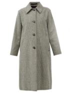 Matchesfashion.com Officine Gnrale - Juliette Virgin-wool Houndstooth Coat - Womens - Black White