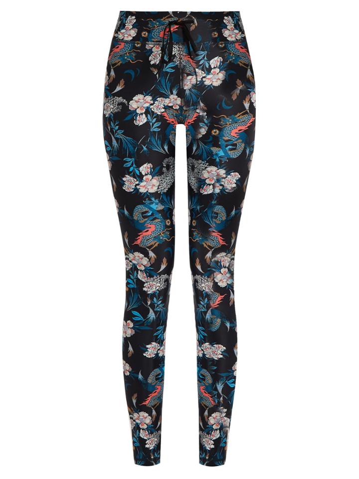 The Upside Enter The Dragon-print Performance Leggings