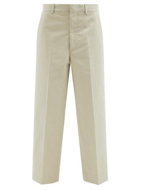 Raey - Straight-leg Cotton Tailored Trouser - Womens - Beige