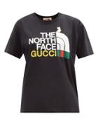 Gucci - X The North Face Printed Cotton-jersey T-shirt - Womens - Black