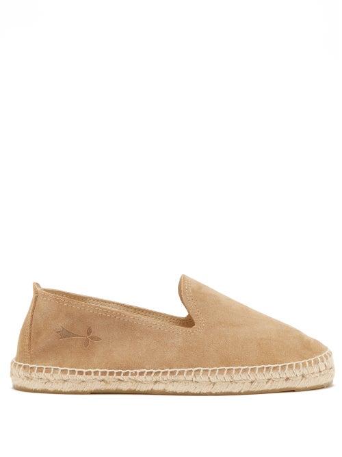 Matchesfashion.com Maneb - Hamptons Suede Espadrille Loafers - Mens - Beige