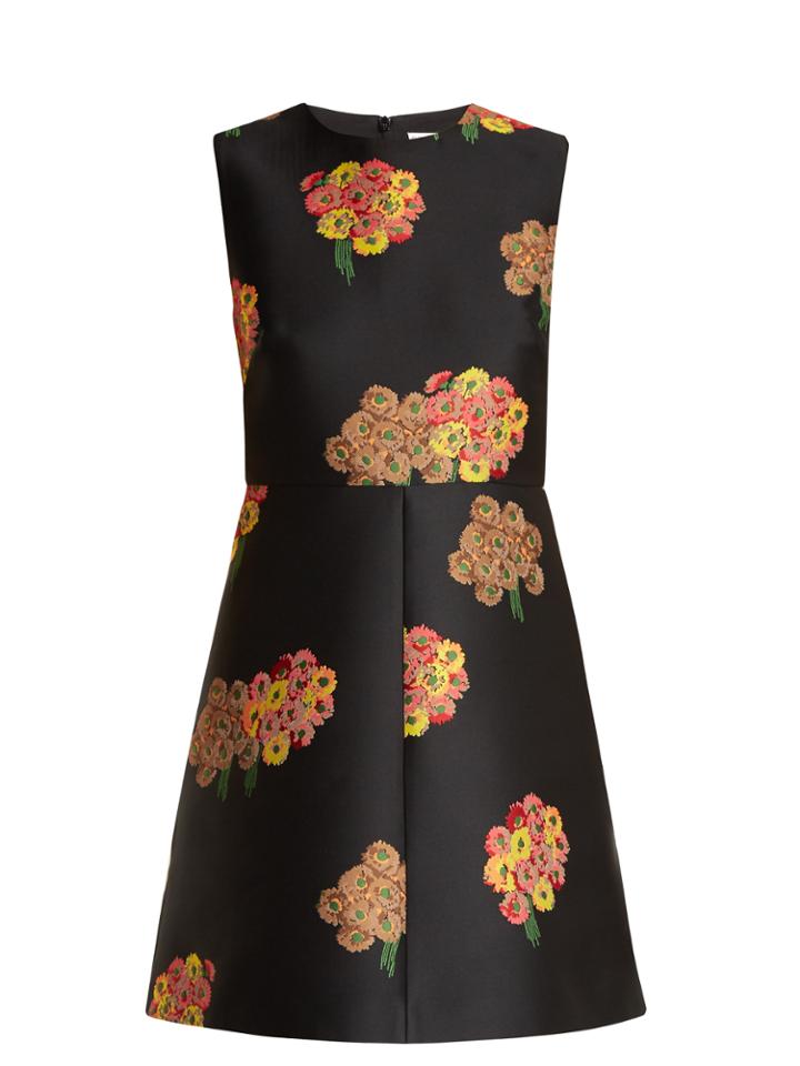 Redvalentino Floral-brocade Mini Dress