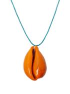 Matchesfashion.com Aurlie Bidermann - Merco Lacquered Shell Charm Necklace - Womens - Orange