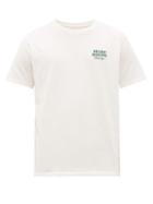 Matchesfashion.com Holiday Boileau - Logo Print Cotton T Shirt - Mens - White