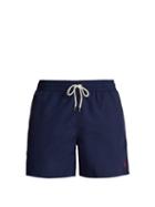 Matchesfashion.com Polo Ralph Lauren - Block Colour Swim Shorts - Mens - Navy