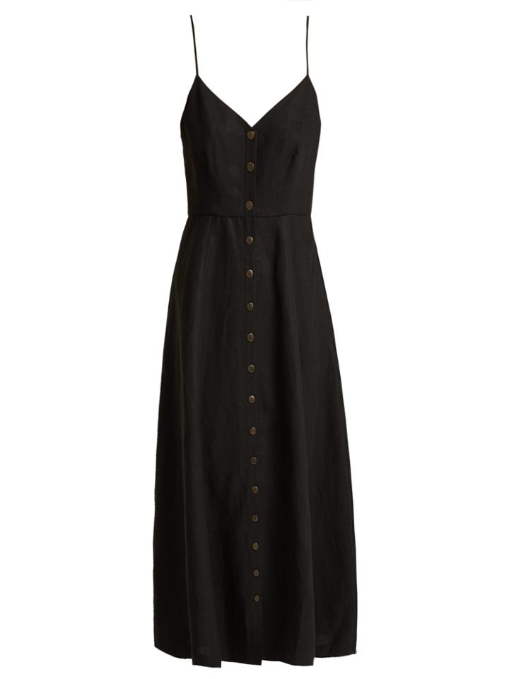 Mara Hoffman Morgan Buttoned Poplin Dress