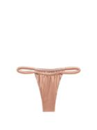 Matchesfashion.com Isa Boulder - Joni Ruched High-cut Bikini Briefs - Womens - Dark Pink