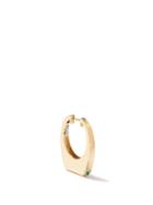 Rainbow K - Grace Diamond, Emerald & 14kt Gold Single Earring - Womens - Gold Multi
