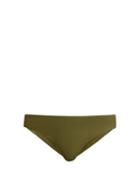 Matchesfashion.com Jade Swim - Lure Low Rise Bikini Briefs - Womens - Dark Green