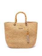 Ladies Bags Heidi Klein - Savannah Bay Medium Raffia Tote Bag - Womens - Beige