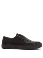 Matchesfashion.com Both - Rubber Patch Canvas Low Top Trainers - Mens - Black