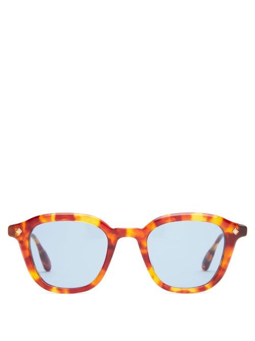 Matchesfashion.com Lunetterie Generale - Enigma D-frame Tortoiseshell-acetate Sunglasses - Mens - Brown