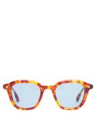 Matchesfashion.com Lunetterie Generale - Enigma D-frame Tortoiseshell-acetate Sunglasses - Mens - Brown