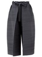 Matchesfashion.com Pleats Please Issey Miyake - Thicker Bounce Technical-pleated Culottes - Womens - Mid Grey
