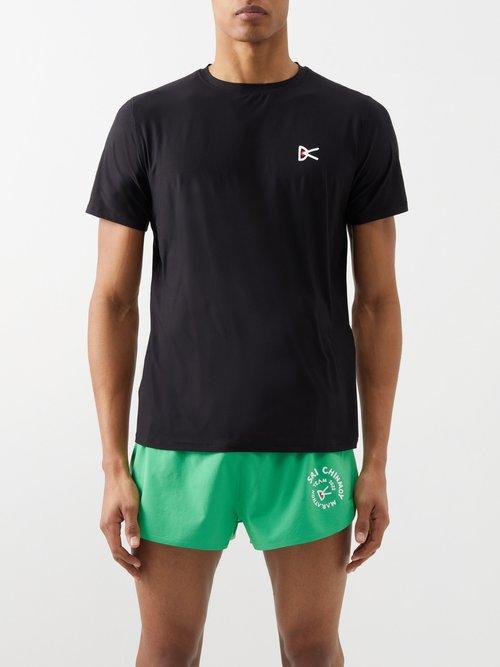 District Vision - Rupa Technical-jersey T-shirt - Mens - Black