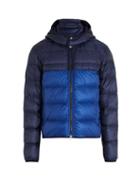 Matchesfashion.com Moncler - Brech Hooded Quilted Down Jacket - Mens - Navy