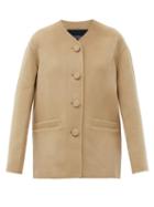 Matchesfashion.com Marc Jacobs Runway - Single-breasted Wool-blend Felt Jacket - Womens - Camel