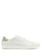 Matchesfashion.com Gucci - Ace Perforated Logo Leather Trainers - Womens - White