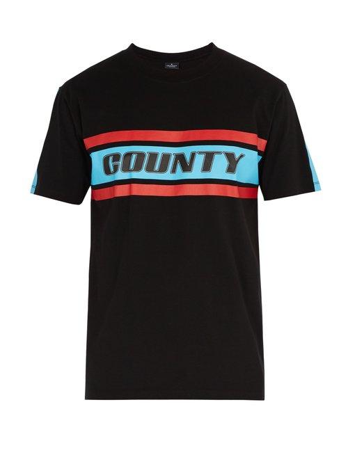 Matchesfashion.com Marcelo Burlon - County Print Crew Neck Cotton T Shirt - Mens - Multi