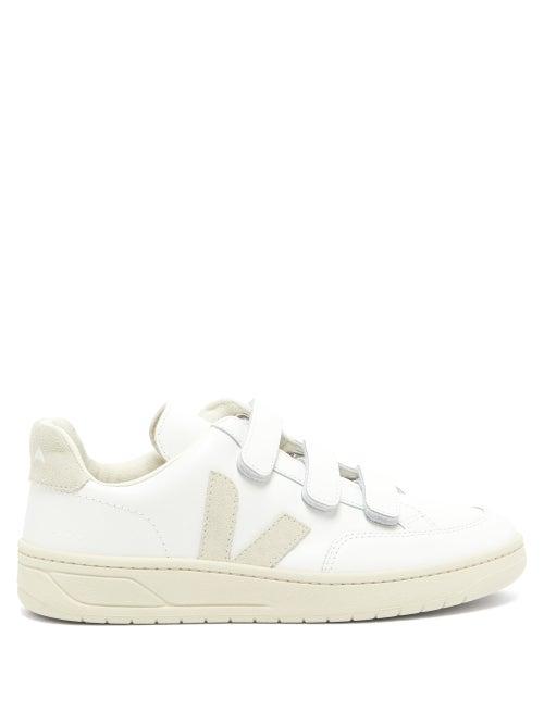 Matchesfashion.com Veja - V-lock Velcro-strap Leather Trainers - Womens - White