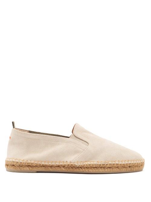Matchesfashion.com Castaer - Joel Suede & Jute Espadrilles - Mens - Beige