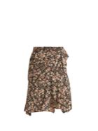 Isabel Marant Becka Floral-print Skirt