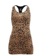 Matchesfashion.com Vetements - Racerback Leopard-print Jersey Mini Dress - Womens - Leopard