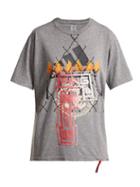 Matchesfashion.com Noki - Customised Street Couture Cotton T Shirt - Womens - Grey Multi