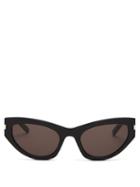 Matchesfashion.com Saint Laurent - Grace Acetate Sunglasses - Womens - Black