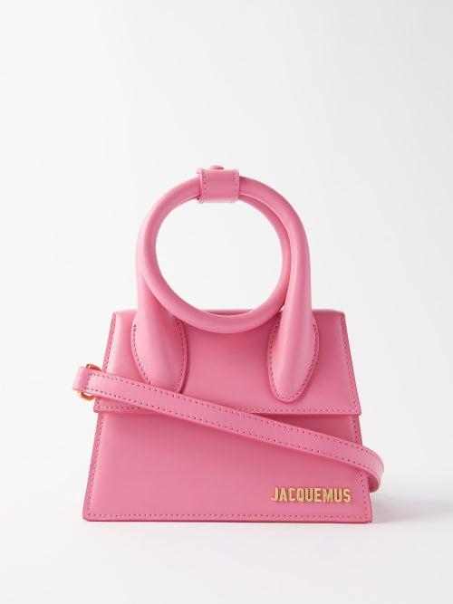 Jacquemus - Chiquito Naud Leather Bag - Womens - Pink