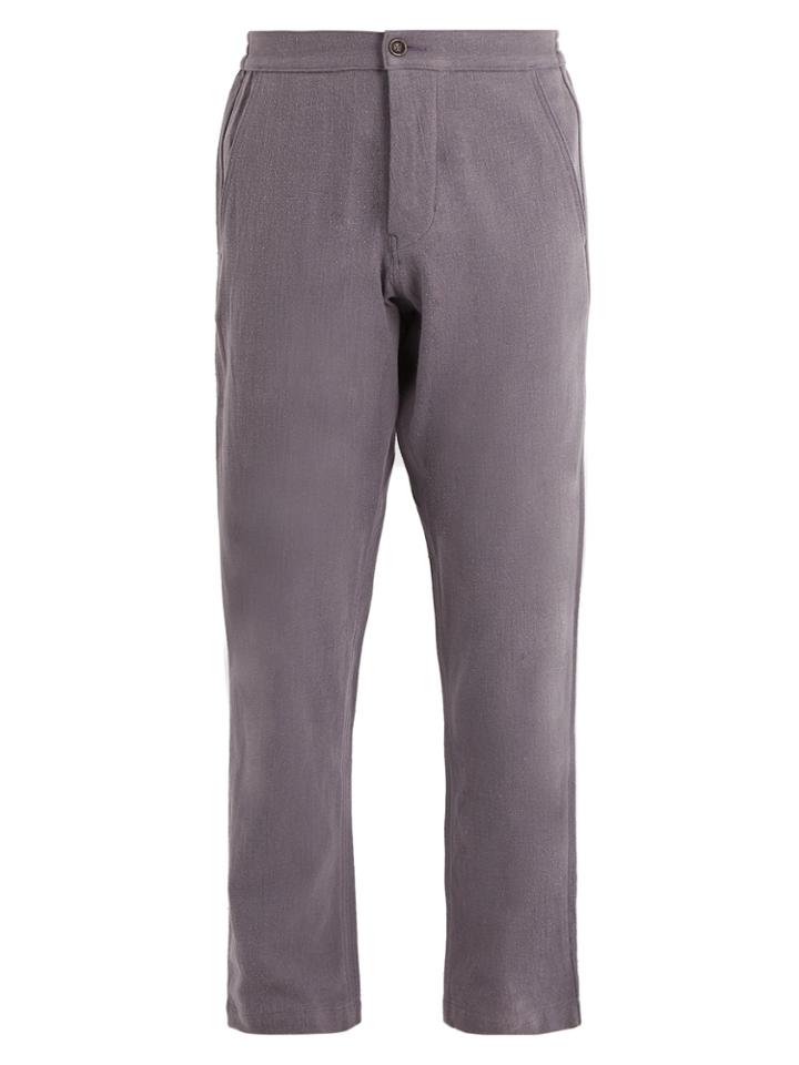 The Lost Explorer Polecat Elasticated-waist Organic Cotton Trousers