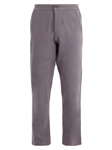 The Lost Explorer Polecat Elasticated-waist Organic Cotton Trousers