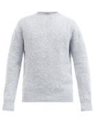 Matchesfashion.com Howlin' - Crew-neck Wool Sweater - Mens - Blue Multi
