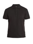 Valentino Rockstud-embellished Side Polo Shirt